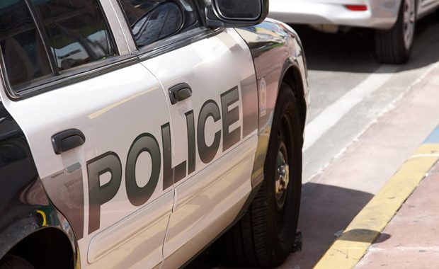 the side of a police car