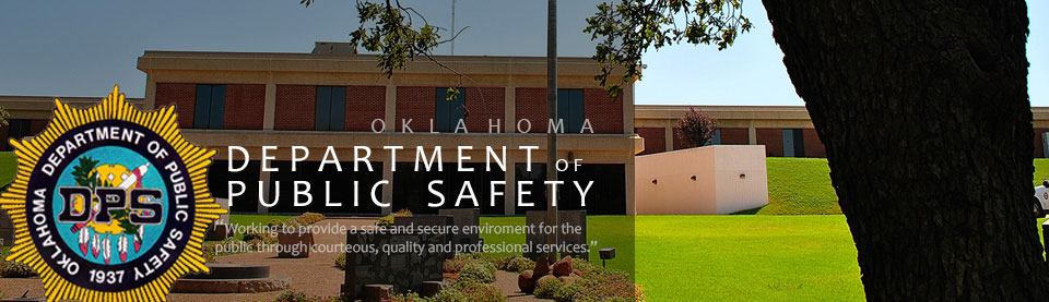 Oklahoma Department of Public Safety logo and banner
