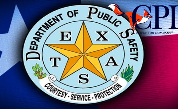 Texas DPS banner with CPI OpenFox logo