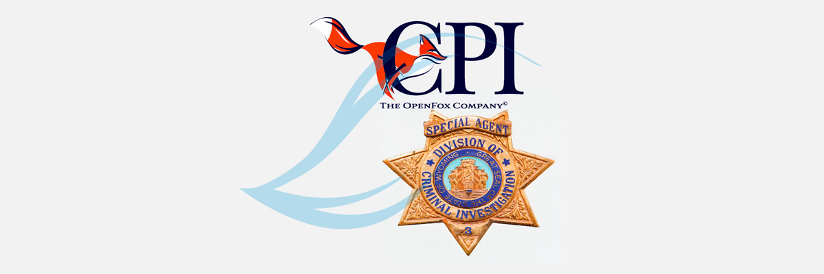 Wyoming Division of Criminal Investigation and CPI OpenFox logos