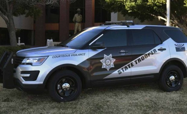 Arizona state trooper car