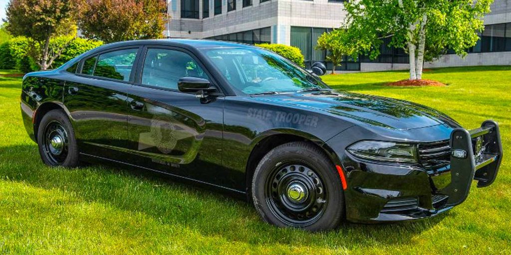 New Hampshire state trooper car