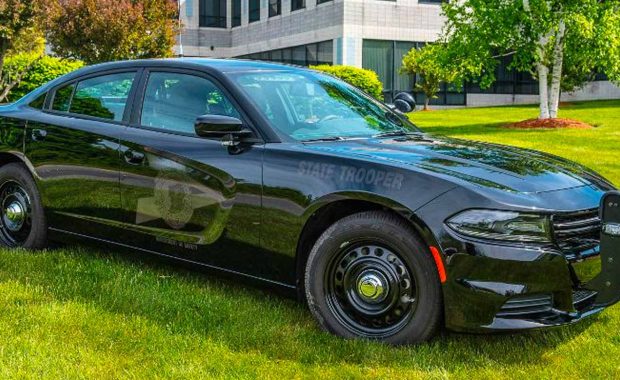 New Hampshire state trooper car