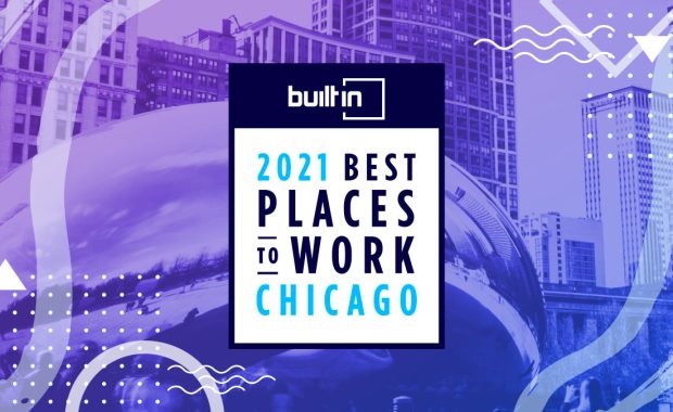 Built In best places to work in Chicago 2021 award