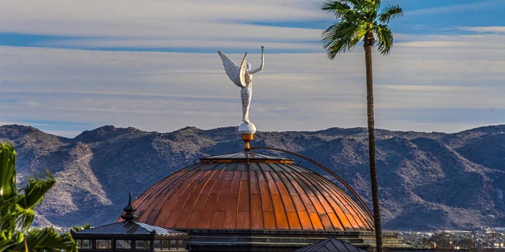 top view of the Arizona state capitol building