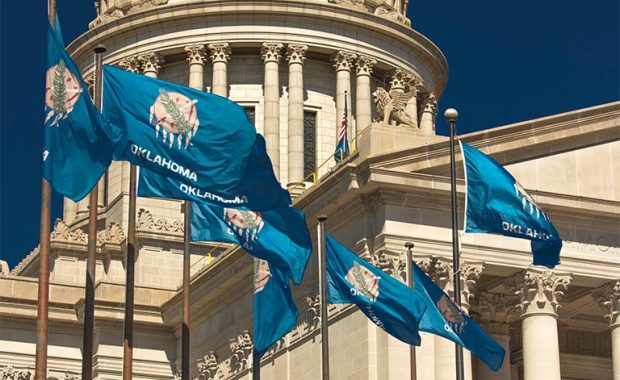 the Oklahoma State Capitol building