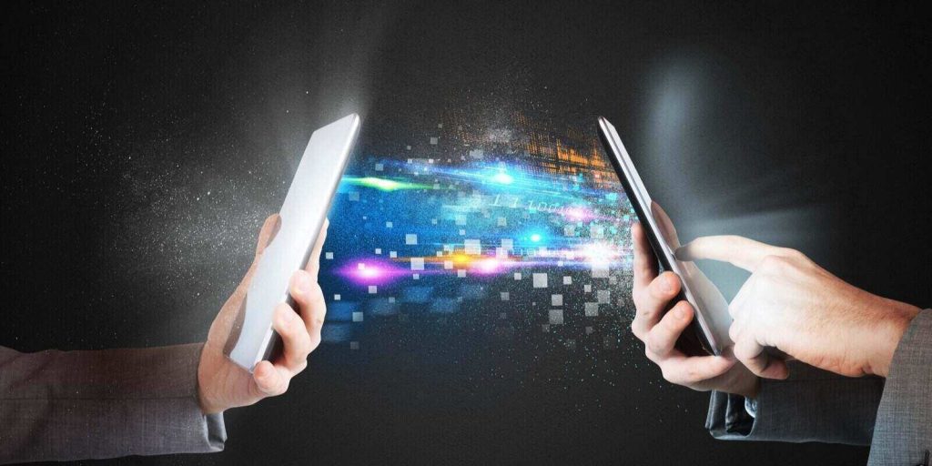 share and send media files between phones