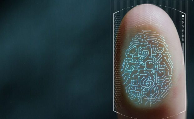 digital processing of biometric fingerprint scanner