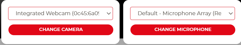 Change your audio or visual input with ease