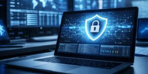 secure computer system in a security room