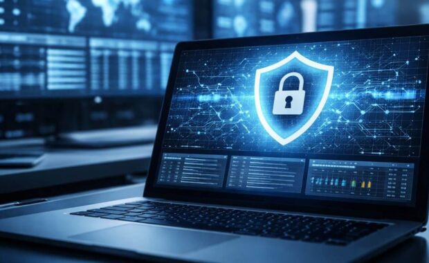 secure computer system in a security room